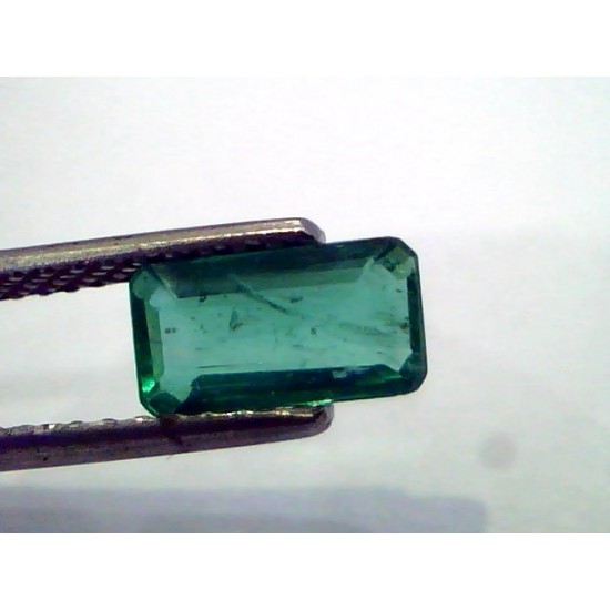 1.21 Ct Unheated Untreated Natural Zambian Emerald AA