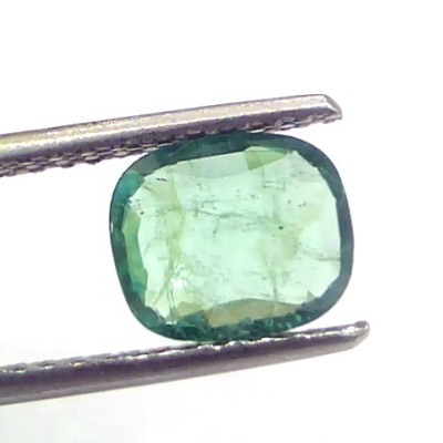 1.27 Ct Untreated Natural Zambian Emerald Gemstone Panna Gems