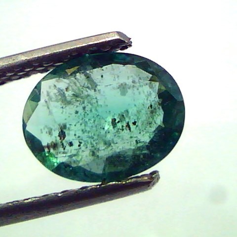 1.29 Ct Untreated Natural Zambian Emerald Gemstone,Panna