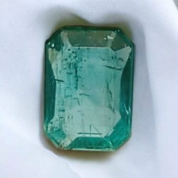 1.26 Ct Untreated Natural Zambian Emerald Gemstone Panna Gems 1.26 Ct Untreated Natural Zambian Emerald Gemstone Panna Gems