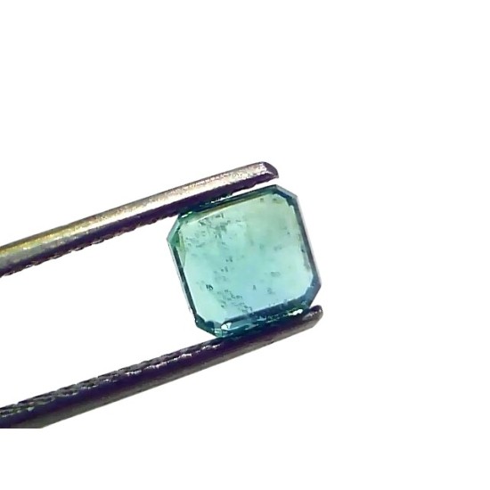 1.27 Ct GII Certified Untreated Natural Zambian Emerald Panna Gems