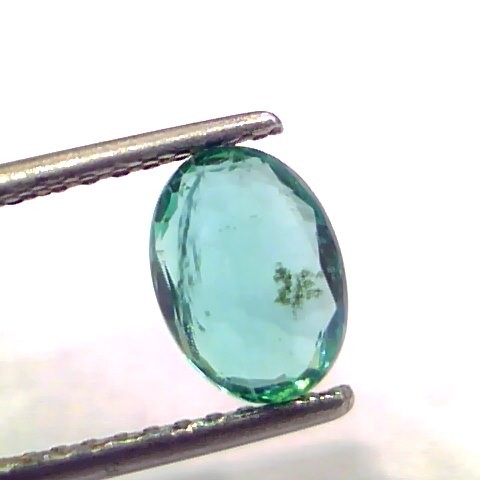 1.29 Ct GII Certified Untreated Natural Zambian Emerald Gemstone AAA