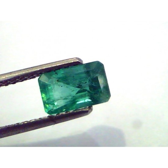 1.33 Ct Unheated Untreated Natural Zambian Emerald AA