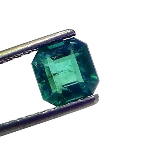 1.30 Ct GII Certified Untreated Natural Zambian Emerald Panna AAAA 1.30 Ct GII Certified Untreated Natural Zambian Emerald Panna AAAA