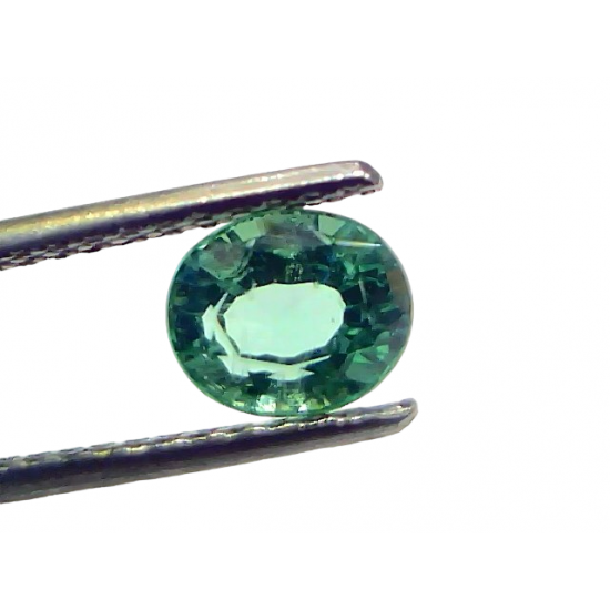 1.30 Ct GII Certified Untreated Natural Colombian Emerald Gemstone AAA