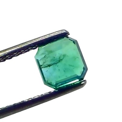 1.30 Ct GII Certified Untreated Natural Zambian Emerald Panna AAAA 1.30 Ct GII Certified Untreated Natural Zambian Emerald Panna AAAA