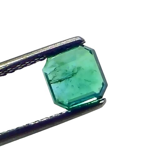 1.30 Ct GII Certified Untreated Natural Zambian Emerald Panna AAAA 1.30 Ct GII Certified Untreated Natural Zambian Emerald Panna AAAA
