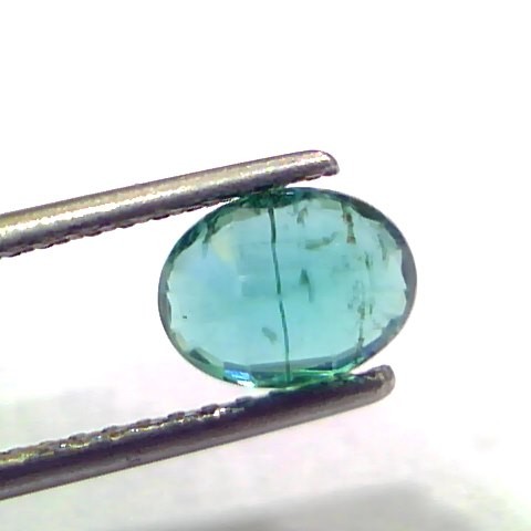 1.30 Ct GII Certified Untreated Natural Zambian Emerald Gemstone AAAAA