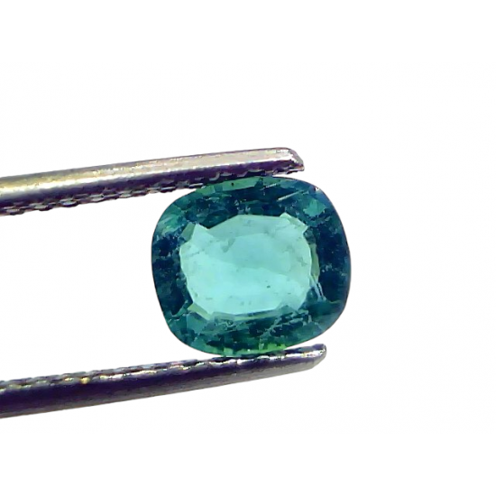 1.33 Ct GII Certified Untreated Natural Zambian Emerald Gemstone AAA