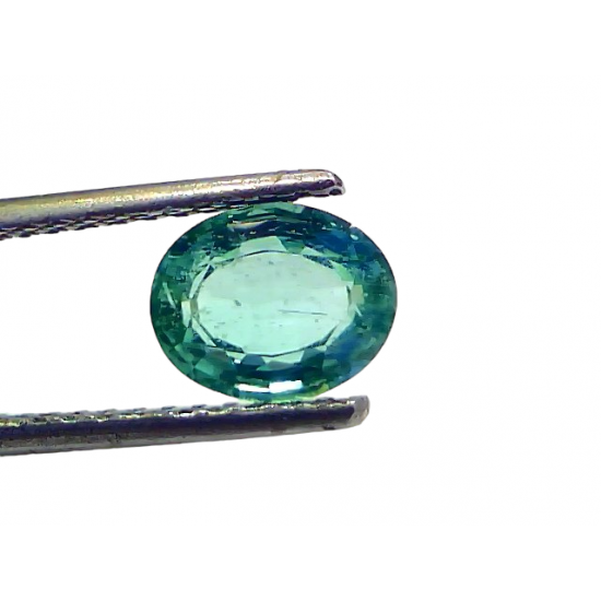 1.34 Ct GII Certified Untreated Natural Colombian Emerald Gemstone AAA