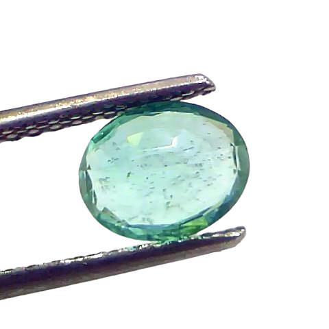 1.34 Ct GII Certified Untreated Natural Colombian Emerald Gemstone AAA