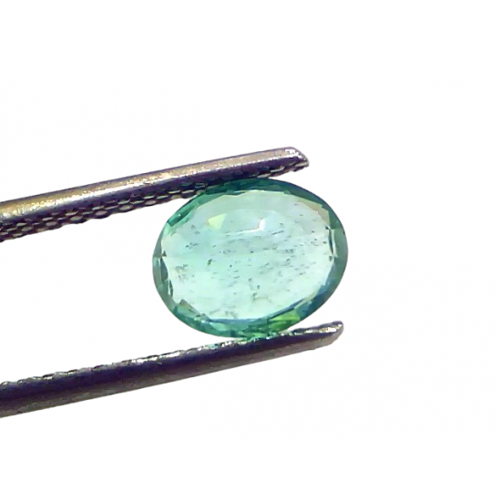 1.34 Ct GII Certified Untreated Natural Colombian Emerald Gemstone AAA