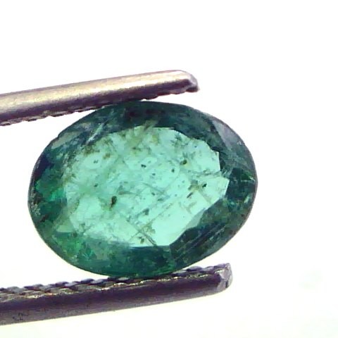 1.35 Ct Unheated Untreated Natural Zambian Emerald Panna Gemstones