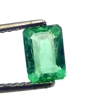 1.35 Ct GII Certified Untreated Natural Colombian Emerald Gemstone AAA