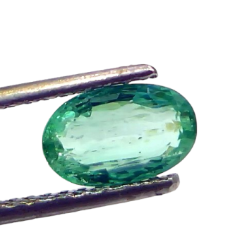 1.35 Ct GII Certified Untreated Natural Colombian Emerald Gemstone AAA