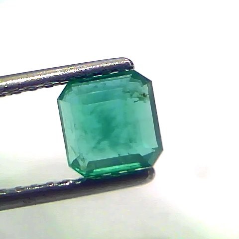 1.41 Ct Certified Untreated Natural Zambian Emerald Gemstone Panna