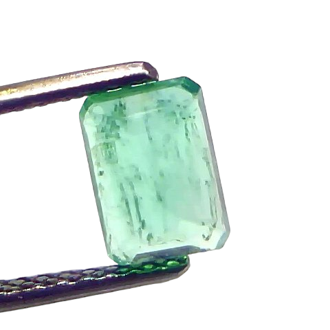 1.35 Ct GII Certified Untreated Natural Colombian Emerald Gemstone AAA