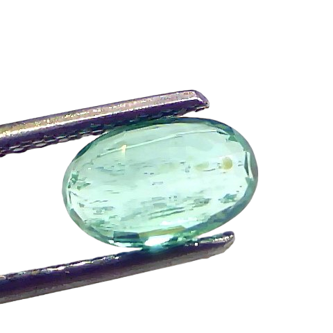1.35 Ct GII Certified Untreated Natural Colombian Emerald Gemstone AAA