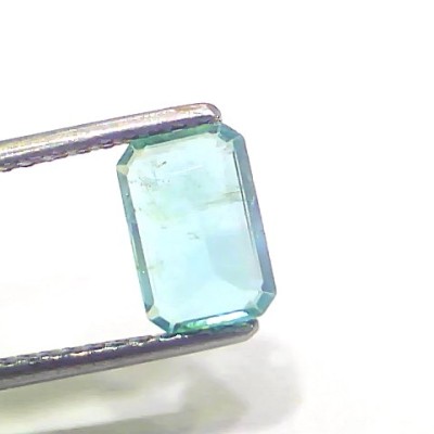 1.37 Ct Certified Untreated Natural Zambian Emerald Panna Gemstone