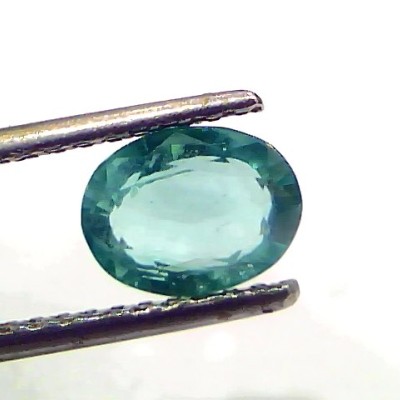 1.39 Ct GII Certified Untreated Natural Colombian Emerald Gemstone AAA