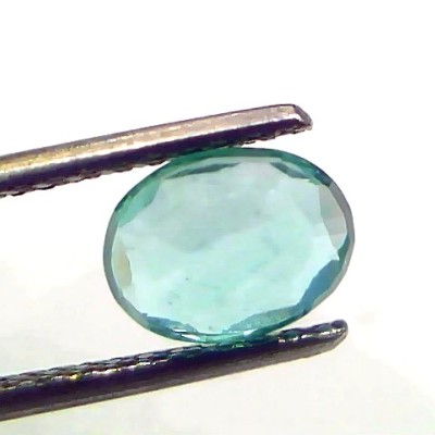 1.39 Ct GII Certified Untreated Natural Colombian Emerald Gemstone AAA