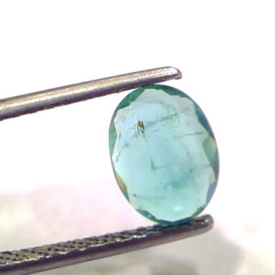 1.39 Ct GII Certified Untreated Natural Zambian Emerald Gemstone AAAAA