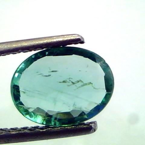 1.38 Ct Unheated Untreated Natural Zambian Emerald Panna Gemstones
