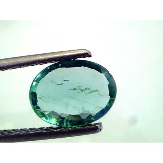1.38 Ct Unheated Untreated Natural Zambian Emerald Panna Gemstones