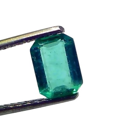1.40 Ct GII Certified Untreated Natural Zambian Emerald Panna AAAA 1.40 Ct GII Certified Untreated Natural Zambian Emerald Panna AAAA