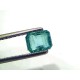 1.43 Ct Certified Untreated Natural Zambian Emerald Gemstone Panna