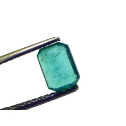 1.40 Ct GII Certified Untreated Natural Zambian Emerald Panna AAAA 1.40 Ct GII Certified Untreated Natural Zambian Emerald Panna AAAA