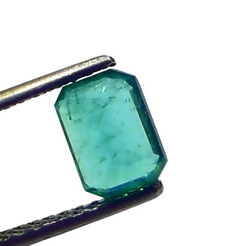 1.40 Ct GII Certified Untreated Natural Zambian Emerald Panna AAAA 1.40 Ct GII Certified Untreated Natural Zambian Emerald Panna AAAA
