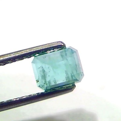 1.43 Ct Certified Untreated Natural Zambian Emerald Gemstone Panna