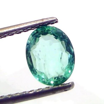 1.42 Ct GII Certified Untreated Natural Colombian Emerald Gemstone AAA