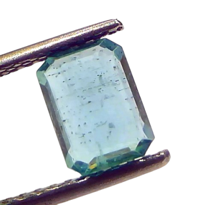 1.42 Ct Certified Untreated Natural Zambian Emerald Gemstone Panna 1.42 Ct Certified Untreated Natural Zambian Emerald Gemstone Panna