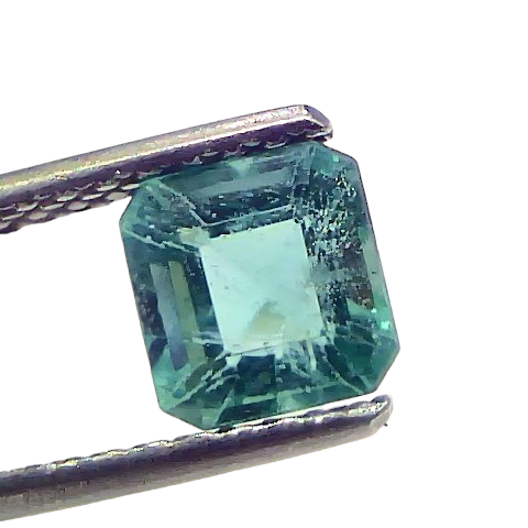 1.44 Ct Certified Untreated Natural Zambian Emerald Gemstone Panna 1.44 Ct Certified Untreated Natural Zambian Emerald Gemstone Panna