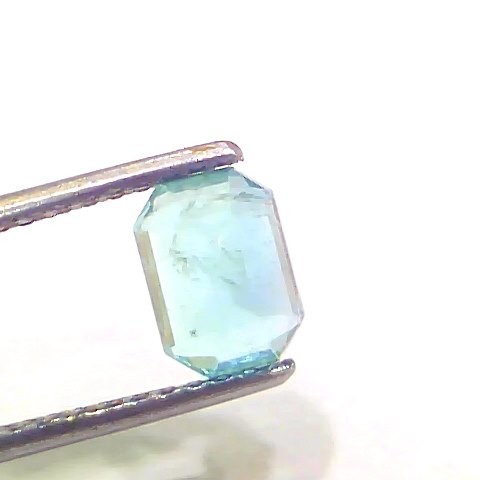 1.44 Ct Certified Untreated Natural Zambian Emerald Panna Gemstone