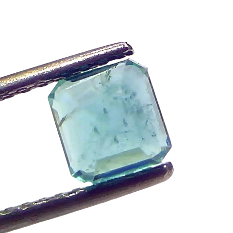 1.44 Ct Certified Untreated Natural Zambian Emerald Gemstone Panna 1.44 Ct Certified Untreated Natural Zambian Emerald Gemstone Panna