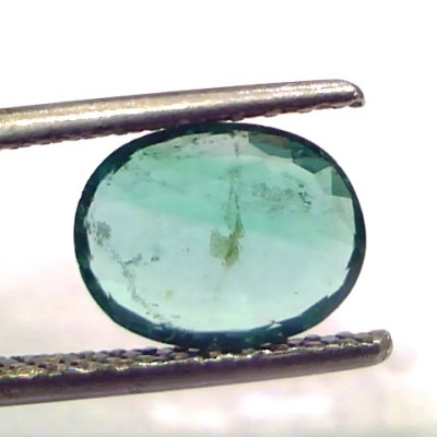 1.46 Ct Untreated Natural Zambian Emerald Gemstone Panna Gemstone
