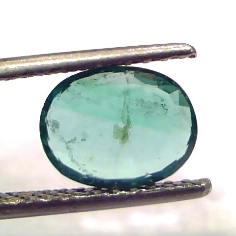 1.46 Ct Untreated Natural Zambian Emerald Gemstone Panna Gemstone