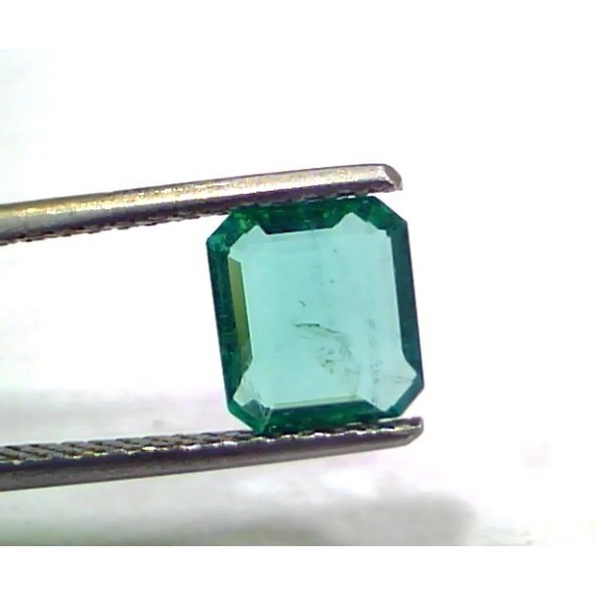 1.45 Ct Untreated Natural Zambian Emerald Gemstone Panna Gems AAAAA
