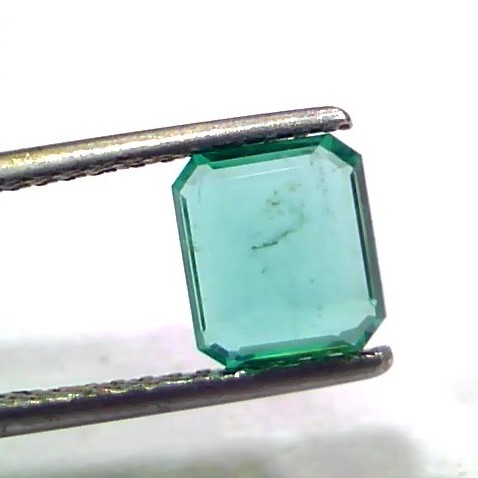 1.45 Ct Untreated Natural Zambian Emerald Gemstone Panna Gems AAAAA