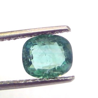 1.45 Ct Untreated Natural Zambian Emerald Gemstone Panna Gems