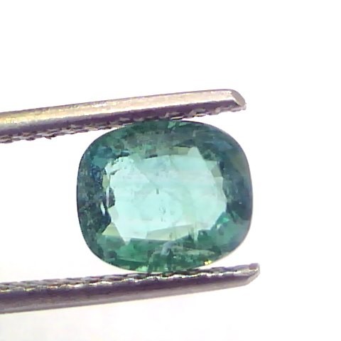 1.45 Ct Untreated Natural Zambian Emerald Gemstone Panna Gems