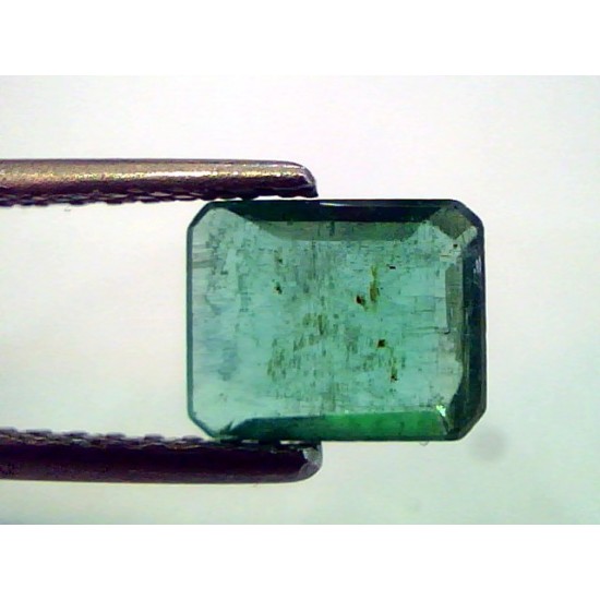 1.46 Ct Untreated Natural Zambian Emerald Gemstone Real Panna
