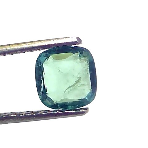 1.46 Ct GII Certified Untreated Natural Zambian Emerald Panna Gems 1.46 Ct GII Certified Untreated Natural Zambian Emerald Panna Gems