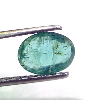 1.48 Ct Untreated Natural Zambian Emerald Gemstone Panna Gems