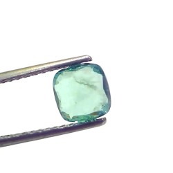 1.46 Ct GII Certified Untreated Natural Zambian Emerald Panna Gems 1.46 Ct GII Certified Untreated Natural Zambian Emerald Panna Gems