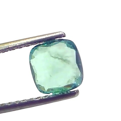 1.46 Ct GII Certified Untreated Natural Zambian Emerald Panna Gems 1.46 Ct GII Certified Untreated Natural Zambian Emerald Panna Gems