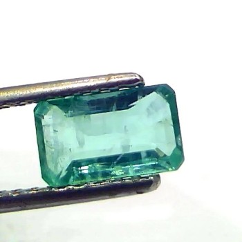 1.47 Ct GII Certified Untreated Natural Colombian Emerald Gemstone AAA